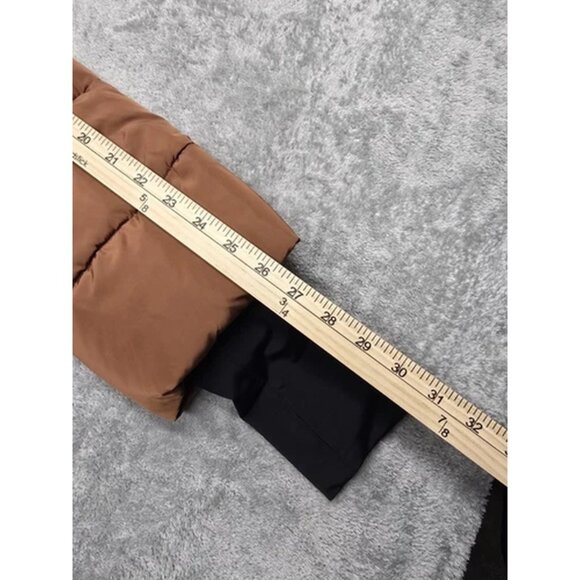 Nikki Jones Montreal Puffer Winter Jacket Womens LG Bronze Polyester K4975RF-355 - Picture 7 of 16